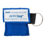 AERObag CPR lélegeztető fóliamaszk kulcstartó tokban