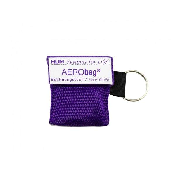 AERObag CPR lélegeztető fóliamaszk kulcstartó tokban